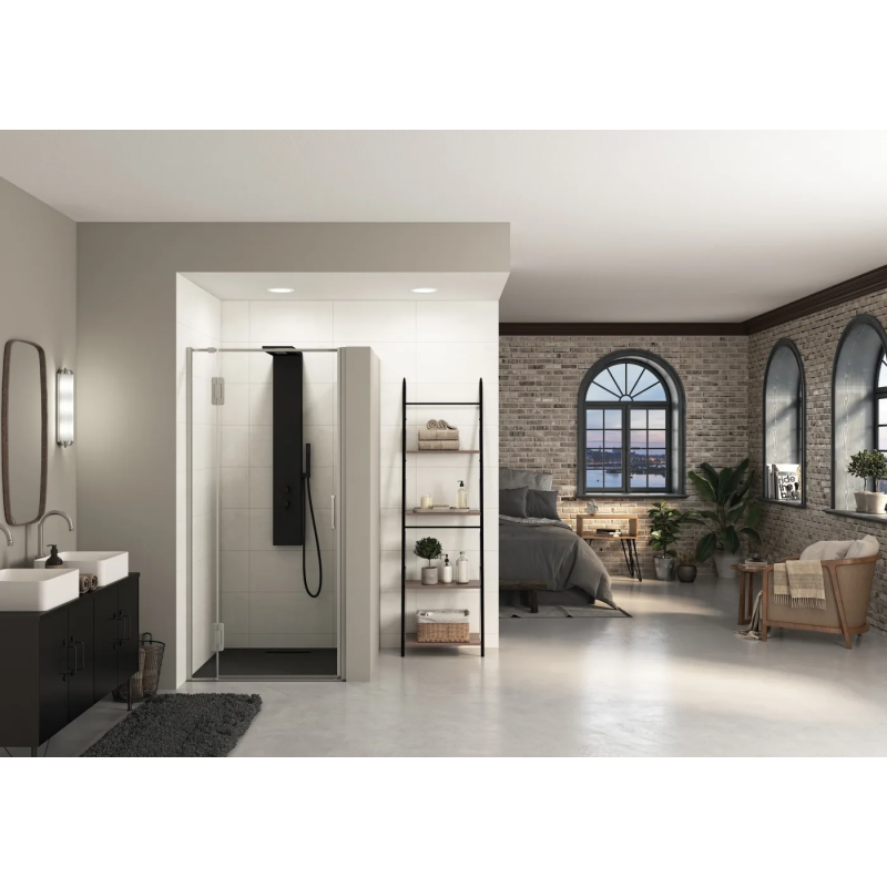 Porte de douche en niche Ekinox P