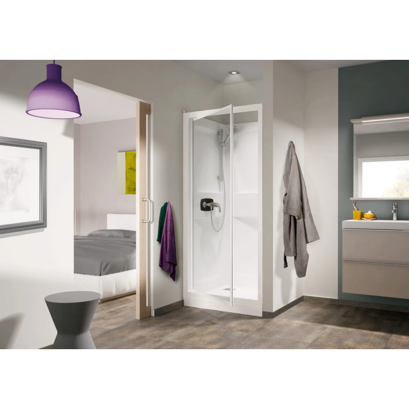 Cabine de douche KINEPRIME 100 niche / C niche