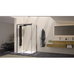 Porte de douche avec retour Flat C+F
