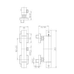 Mitigeur douche thermostatique VENTI