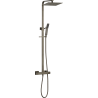 Colonne douche thermostatique PLAZA gun métal