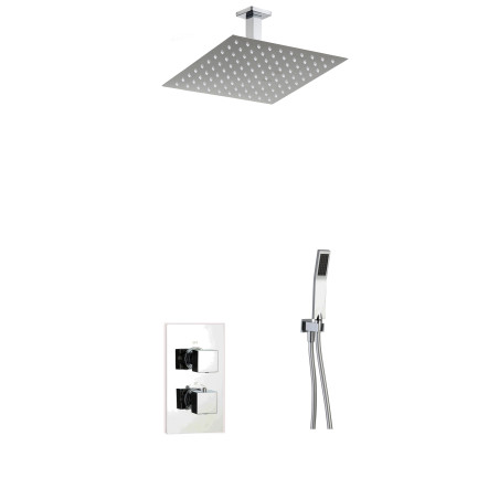 Formule douche encastrée mural thermostatique plafonnier PLAZA