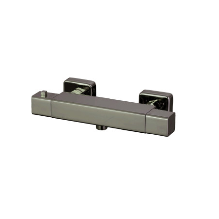 Mitigeur douche thermostatique PLAZA PVD gun métal