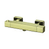 Mitigeur douche thermostatique PLAZA PVD laiton brossé
