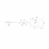 Vasque Uniiq coquette droite - 2 configurations