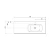 Vasque Uniiq coquette gauche - 2 configurations