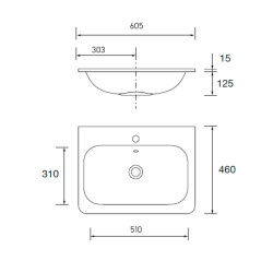 Plan Vasque Uniiq #1 - 2 dimensions
