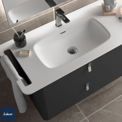 Plan Vasque Uniiq porte-serviette - 4 configurations