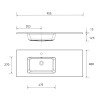 Plan Vasque Vilna coquette droite - 5 configurations