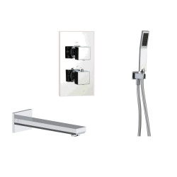 Formule bain-douche encastrée mural thermostatique PLAZA
