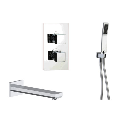Formule bain-douche encastrée mural thermostatique PLAZA