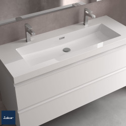 Vasque Toscana 1200 Minéral Blanc