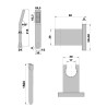 Minikit douchette 1 jet PLAZA
