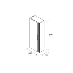 Module EMMA 1 porte 300 - 6 coloris