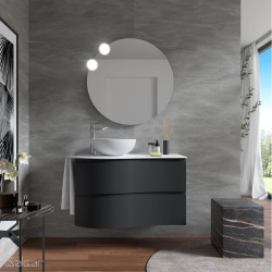 Meuble MAM 900 2 tiroirs métalliques - 7 coloris, droite/gauche