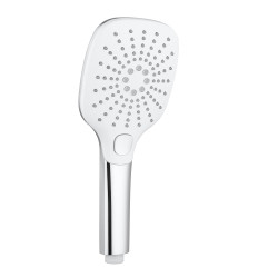 Douchette spectra 3 jets chromé + blanc