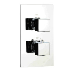 Mitigeur douche thermostatique encastré carré PLAZA