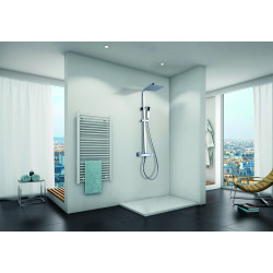 Colonne de douche carrée 250 version laiton