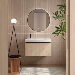 Meuble OCEAN 1 tiroir + tiroir intérieur - 80 à 100 cm, 4 coloris