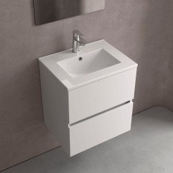Meuble FUSSION LINE faible profondeur 40 cm 2 tiroirs - 50 à 70 cm, 5 coloris