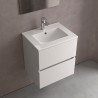 Meuble FUSSION LINE faible profondeur 40 cm 2 tiroirs - 50 à 70 cm, 5 coloris
