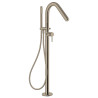 Colonne bain-douche îlot par le sol COX PVD grey acier