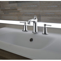 Mélangeur lavabo 3 trous sur table LADY'S