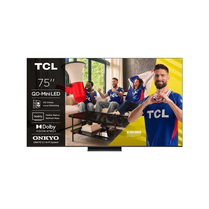 TCL TV QD Mini-LED 4K 75C6KPRO