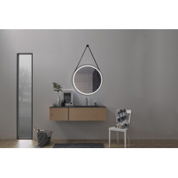 Miroir LED Barbier rond