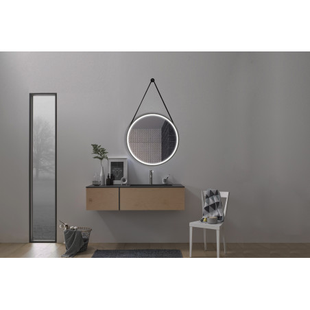 Miroir LED Barbier rond