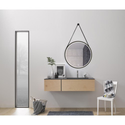 Miroir LED Barbier rond