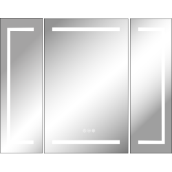 Miroir LED Triptyque