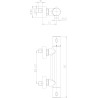Mitigeur thermostatique douche mural le mans