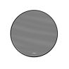 Miroir LED Atelier Noir rond