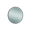 Miroir LED Atelier Noir rond