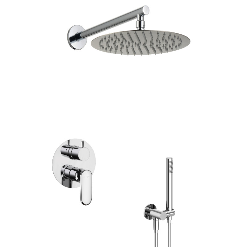 Formule douche mécanique encastrée STONE chromé