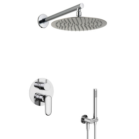 Formule douche mécanique encastrée STONE chromé