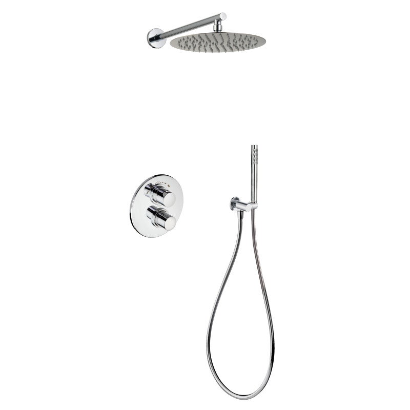 Formule douche thermostatique encastrée STONE chromé