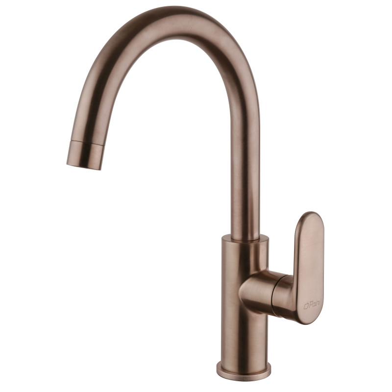 Mitigeur lavabo bec haut STONE PVD tortora