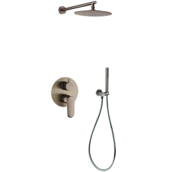 Formule douche mécanique encastrée STONE PVD tortora chromé