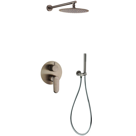Formule douche mécanique encastrée STONE PVD tortora chromé