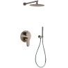 Formule douche mécanique encastrée STONE PVD tortora chromé