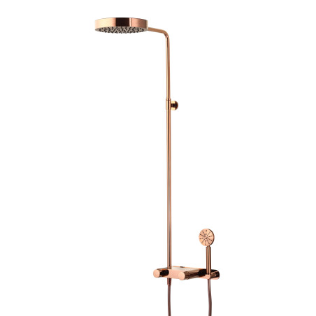 Colonne de doucher ADDICT new design 100 % gold rose