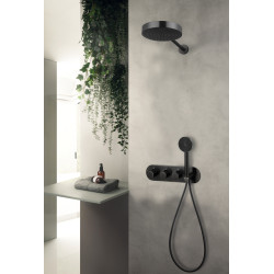 Formule de douche encastrée ADDICT new design 100% noir mat