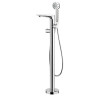 Colonne bain-douche thermostatique îlot par le sol ADDICT chromé