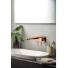 Mitigeur lavabo encastré mural ADDICT PVD gold rose