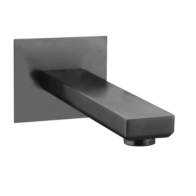 Bec mural longueur 200 mm PLAZA noir mat