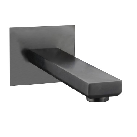 Bec mural longueur 200 mm PLAZA noir mat