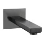 Bec mural longueur 200 mm PLAZA noir mat