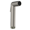 Douchette hygiénique ronde à gâchette gris acier